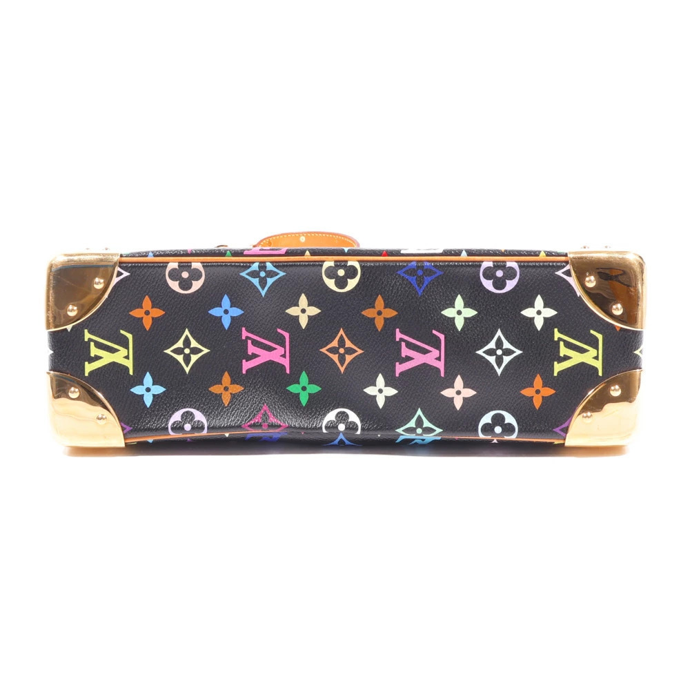 LOUIS VUITTON Monogram Multicolor Boulogne Noir Black Bag Hobo Leather - Picture 5 of 6